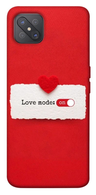 Чохол на Oppo A92s Love Mode ON фото 1 з 1