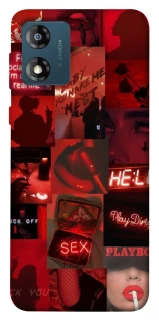 Чехол на Motorola Moto E13 Love collage ver.3 фото 1 из 1