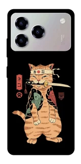 Чехол на ZTE Blade A76 Кот-самурай фото 1 из 1