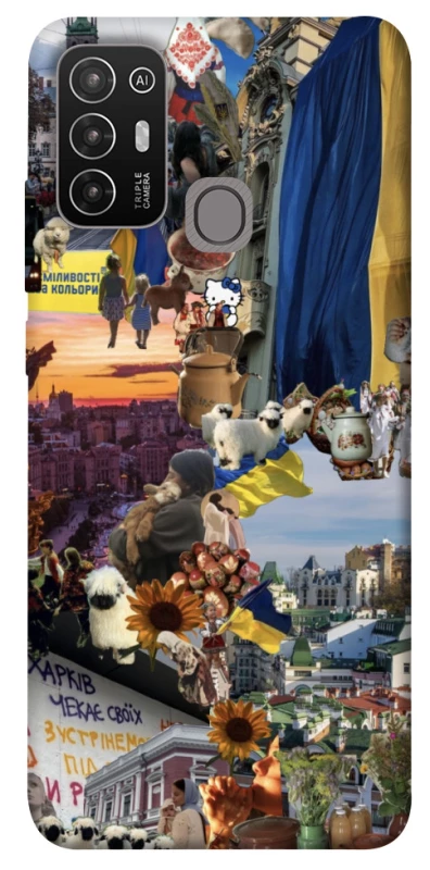 Чехол на ZTE Blade A52 Ukraine style ver.2 фото 1 из 1