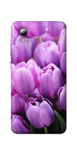 Чехол на ZTE Blade A3 (2019) Фиолетовые тюльпаны фото 1 из 1