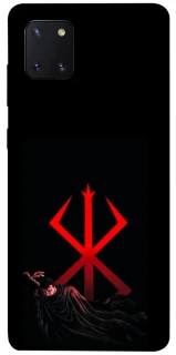 Чохол на Samsung Galaxy Note 10 Lite (A81) Berserk Red Logo фото 1 з 1