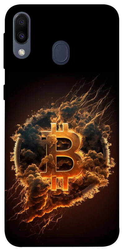 Чехол на Samsung Galaxy M20 Smoky Bitcoin фото 1 из 1