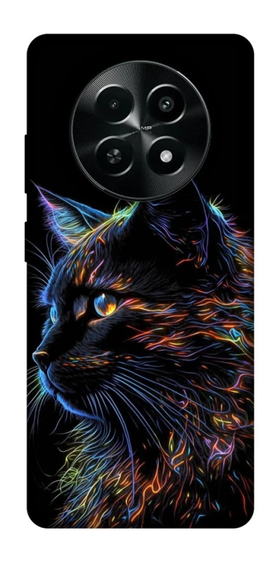 Чохол на Realme Narzo 70x Чорний кіт фото 1 з 1