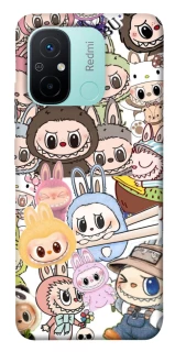 Чохол на Xiaomi Redmi 12C / Poco C55 All Labubus фото 1 з 1