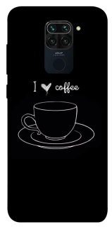 Чехол на Xiaomi Redmi Note 9 / Redmi 10X Black coffee фото 1 из 1