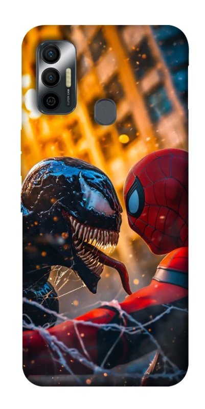 Чохол на TECNO Spark 7 Venom vs Spiderman фото 1 з 1