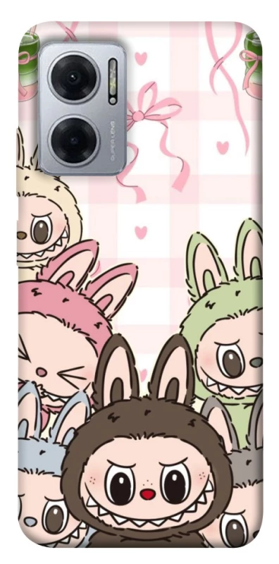 Чохол на Xiaomi Redmi Note 11E All Labubu 2 фото 1 з 1