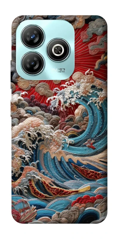Чехол на ZTE Blade A75 4G Japa wave ver.2 фото 1 из 1