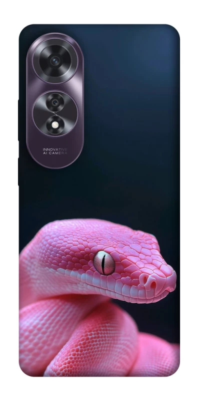 Чохол на Oppo A60 Рожева змія фото 1 з 1