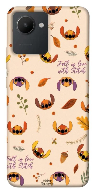 Чохол на Realme C30s Fall in love with Stitch фото 1 з 1