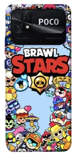 Чехол на Xiaomi Poco C40 Brawl Stars ver.2 фото 1 из 1