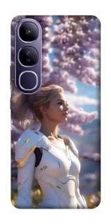 Чехол на Vivo Y300 Cyber space girl ver.1 фото 1 из 1