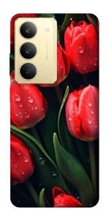 Чохол на Realme 14x Червоні тюльпани фото 1 Чохол на Realme 14x Червоні тюльпани фото 1 з 1