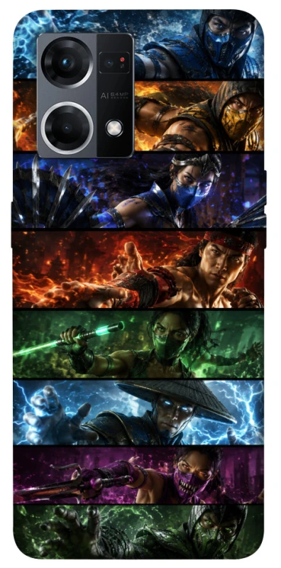 Чохол на Oppo Reno 7 4G Mortal Kombat ver.2 фото 1 з 1