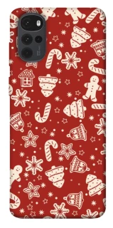 Чохол на Motorola Moto G22 Новорічний v3 фото 1 з 1