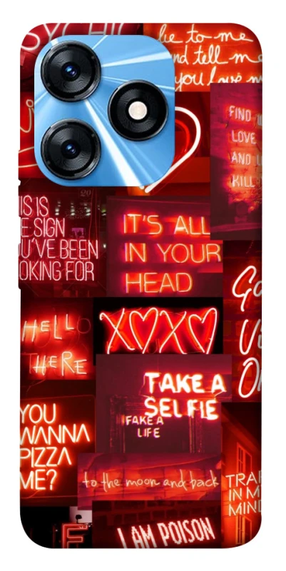 Чохол на TECNO Spark 10 Love collage ver.7 фото 1 з 1