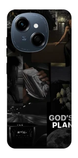 Чехол на TECNO Spark Go 1 God's plan фото 1 из 1