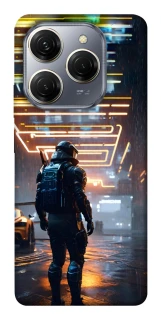 Чехол на TECNO Spark 20 Pro Cyber character фото 1 из 1