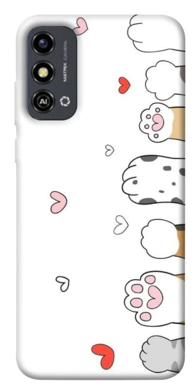 Чехол на ZTE Blade A53 Paws фото 1 из 1