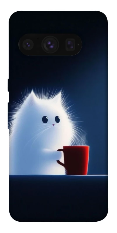 Чохол на Google Pixel 8 Pro Чохол кіт з кавою фото 1 з 1