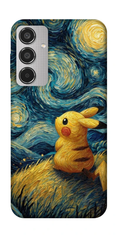 Чохол на Samsung Galaxy M35 Pikachu and Van Gogh фото 1 з 1