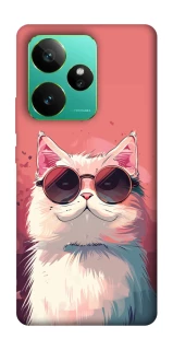 Чохол на Realme GT 7 Сat with glasses фото 1 з 1