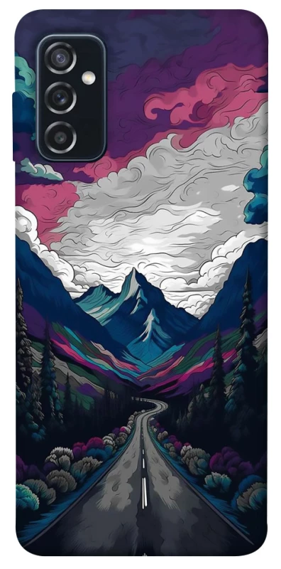 Чехол на Samsung Galaxy M52 Нарисованные горы фото 1 из 1