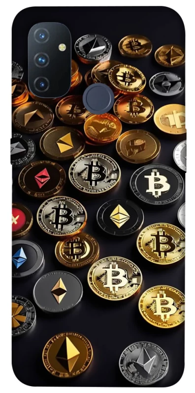 Чехол на OnePlus Nord N100 Many coins фото 1 из 1