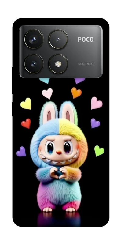 Чохол на Xiaomi Poco F6 Pro Labubu Love фото 1 з 1