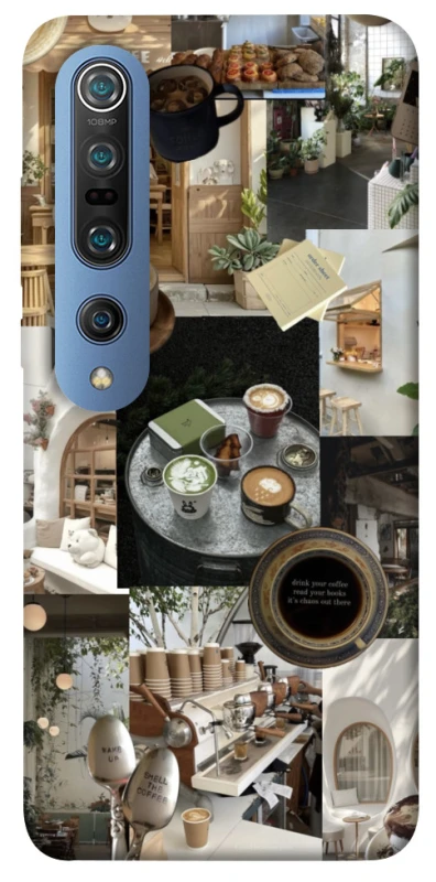 Чохол на Xiaomi Mi 10 / Mi 10 Pro Coffee collage ver.4 фото 1 з 1