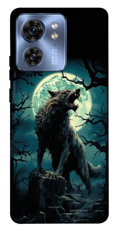 Чехол на Motorola Edge 40 Волк под луной фото 1 из 1