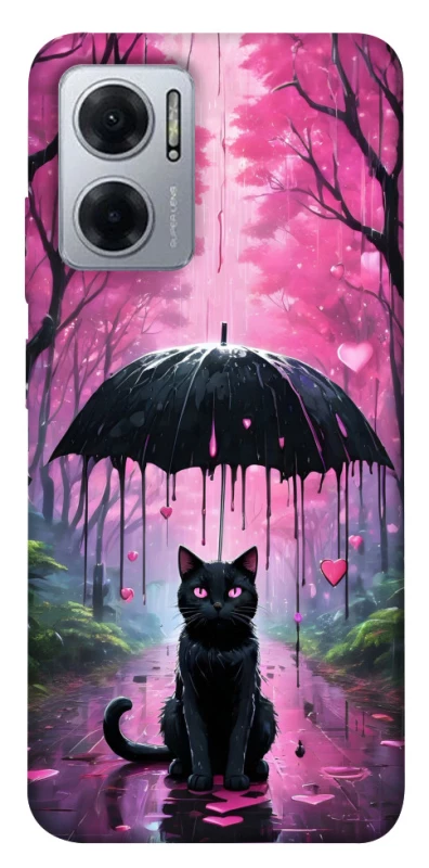 Чохол на Xiaomi Redmi Note 11E Black cat фото 1 з 1