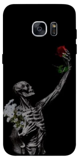 Чехол на Samsung G935F Galaxy S7 Edge Skeleton vs Rose фото 1 из 1