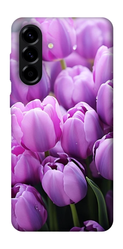 Чехол на Samsung Galaxy A56 5G Фиолетовые тюльпаны фото 1 из 1