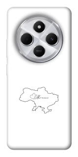 Чохол на Xiaomi Redmi 14C / Poco C75 Ukraine map фото 1 з 1