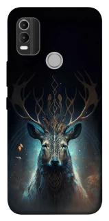 Чехол на Nokia C21 Plus Скандинавский олень v2 фото 1 из 1