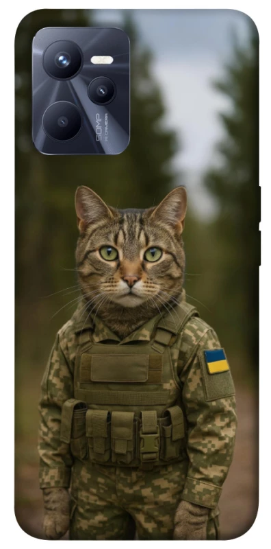 Чехол на Realme C35 Кот защитник фото 1 из 1