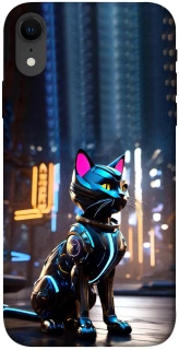 Чехол на Apple iPhone XR (6.1") Cyber cat фото 1 из 1
