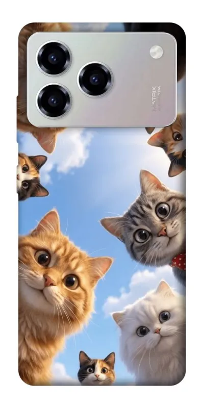 Чохол на ZTE Blade A76 Cats фото 1 з 1