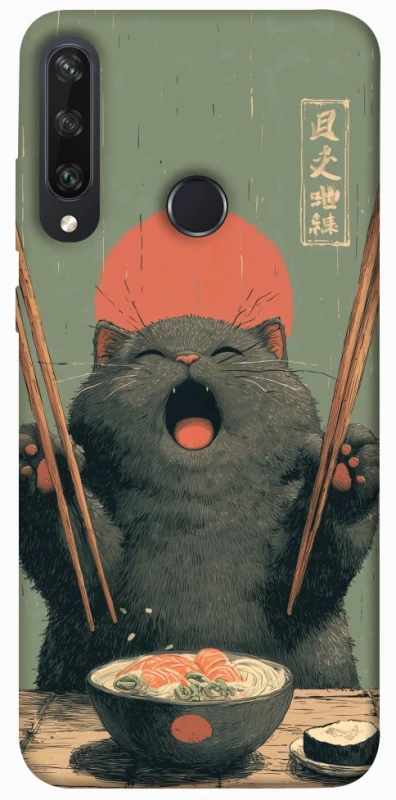 Чехол на Huawei Y6p Hungry Cat фото 1 из 1