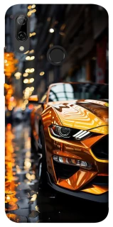 Чохол на Huawei P Smart (2019) Golden sports car фото 1 з 1
