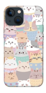 Чехол на Apple iPhone 13 mini (5.4") Funny Kittens ver.2 фото 1 из 1
