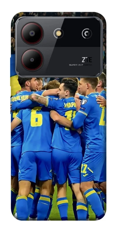 Чехол на ZTE Blade A54 4G Сборная Украины v3 фото 1 из 1