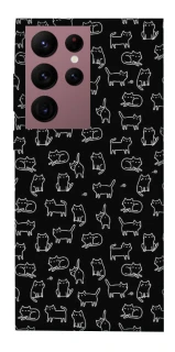 Чохол на Samsung Galaxy S22 Ultra Black Cats фото 1 Чохол на Samsung Galaxy S22 Ultra Black Cats фото 1 з 1