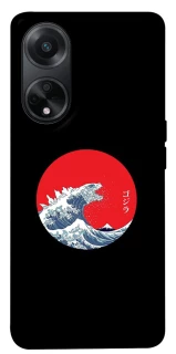 Чехол на Oppo A58 4G Волны Японии фото 1 из 1