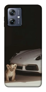 Чохол на Motorola Moto G54 Porsche white фото 1 Чохол на Motorola Moto G54 Porsche white фото 1 з 1