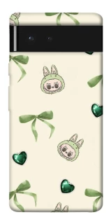 Чохол на Google Pixel 6 Labubu Green Heart фото 1 з 1