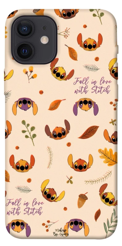 Чохол на Apple iPhone 12 (6.1") Fall in love with Stitch фото 1 з 1