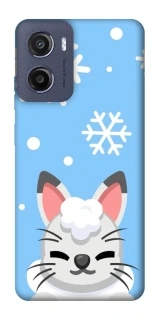 Чохол на Motorola Moto E15 Adopt Me Snow Kitty Smile фото 1 з 1